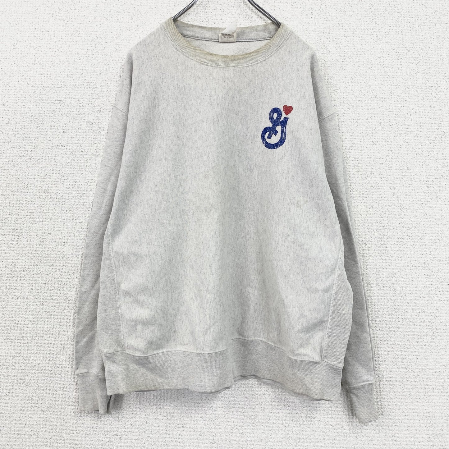 Champion　チャンピオン　リバースウィーブ　スウェット/トレーナー　単色タグ　復刻　霜降りグレー　XLサイズ