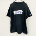 半袖企業プリントTシャツ　SUNTORY　PEPSI　ペプシコーラ　黒　ブラック