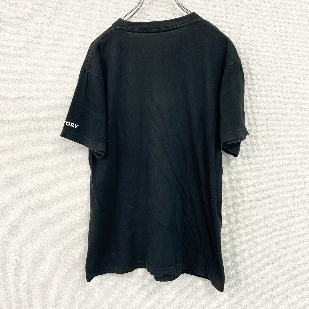 半袖企業プリントTシャツ　SUNTORY　PEPSI　ペプシコーラ　黒　ブラック