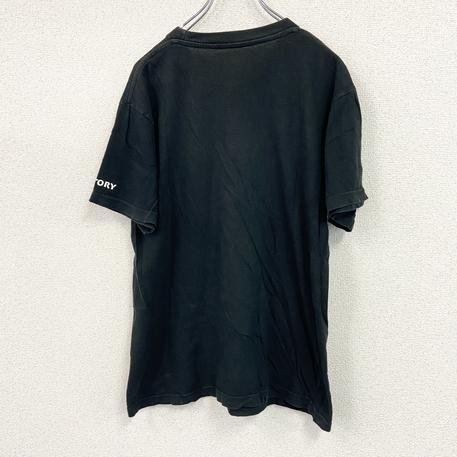 半袖企業プリントTシャツ　SUNTORY　PEPSI　ペプシコーラ　黒　ブラック