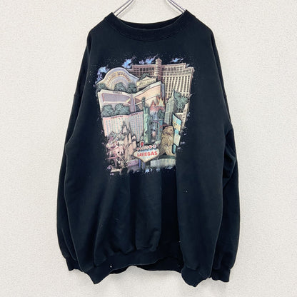 MGM MIRAGE　LASVEGAS　スウェット/トレーナー　黒　ブラック　黒　XLサイズ