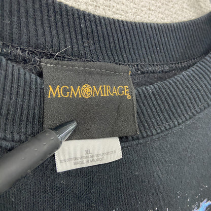 MGM MIRAGE　LASVEGAS　スウェット/トレーナー　黒　ブラック　黒　XLサイズ