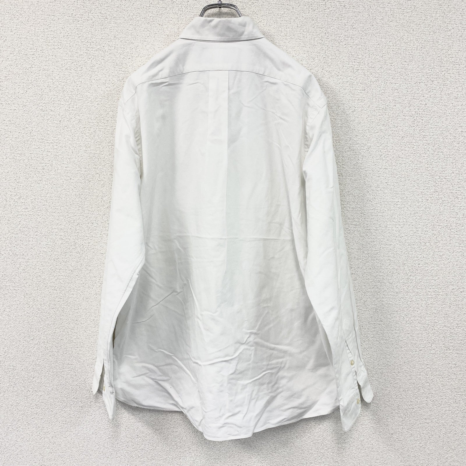 RALPH LAUREN 　ラルフローレン　Classic Fit　長袖ボタンダウンシャツ　白　ホワイト　16 1/2-35サイズ