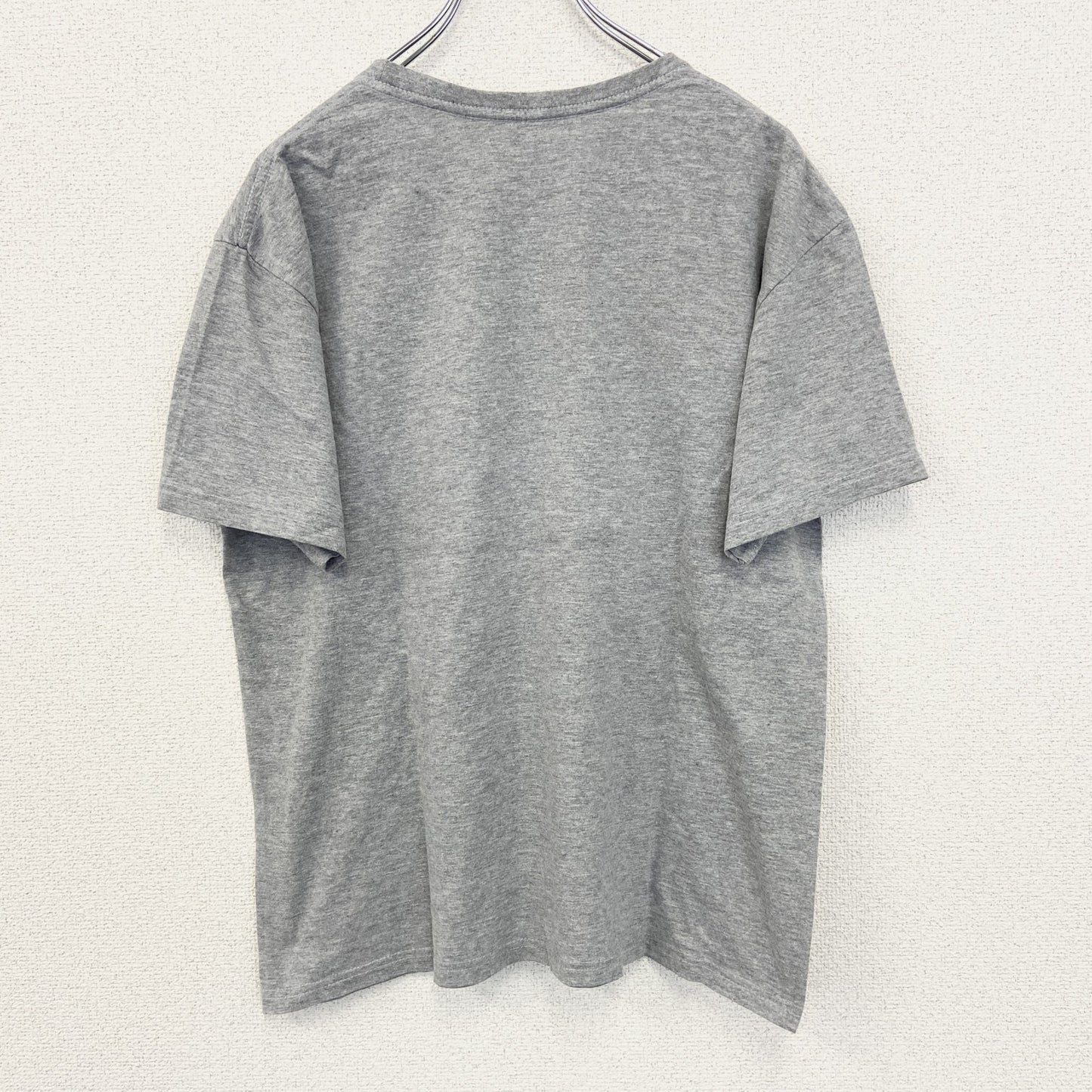 古着 used　HOXLEY AUSTRARIA　半袖プリントTシャツ　カンガルー　カジュアル　クルーネック　グレー　Mサイズ