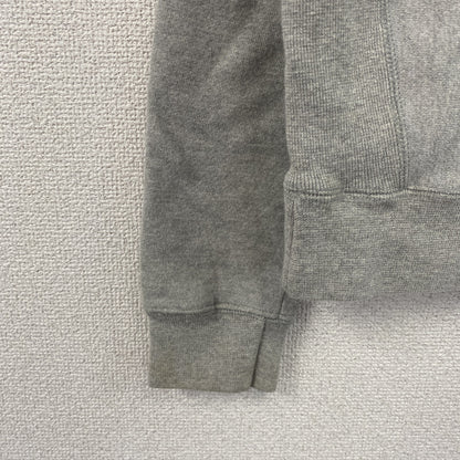 Champion　チャンピオン　リバースウィーブ　スウェットパーカー/フーディー　刺繡ロゴ　霜降りグレー　Mサイズ