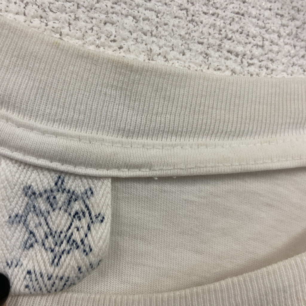 半袖アートプリントTシャツ　熱帯魚　白　ホワイト