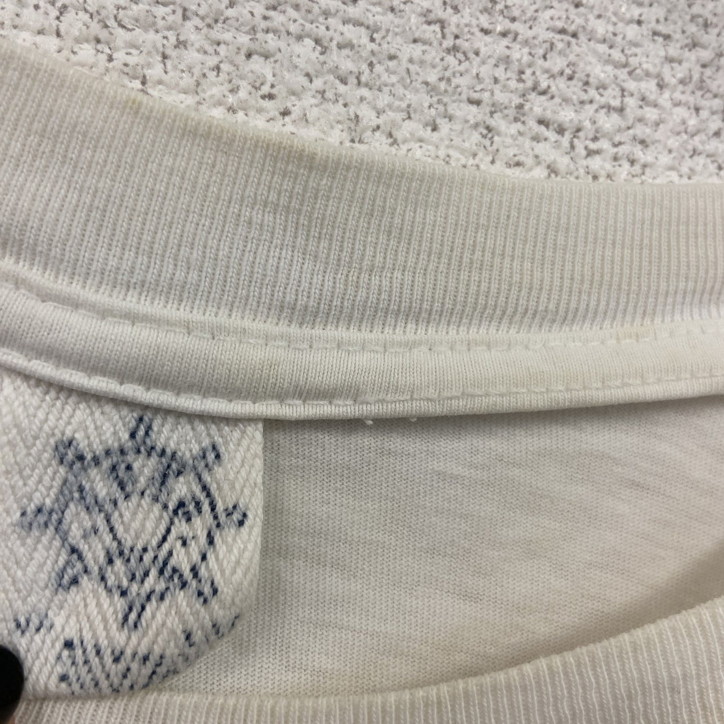 半袖アートプリントTシャツ　熱帯魚　白　ホワイト