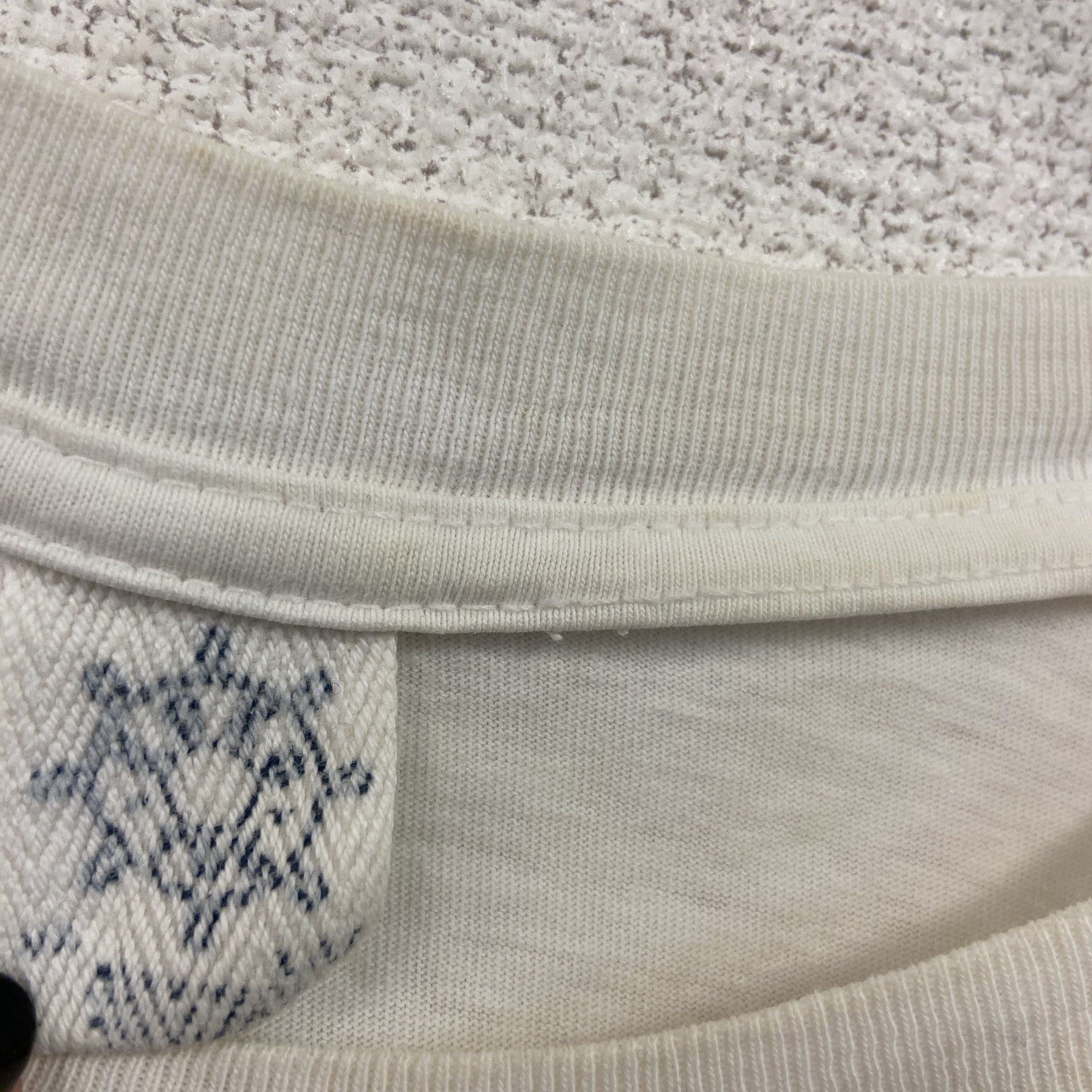 半袖アートプリントTシャツ　熱帯魚　白　ホワイト