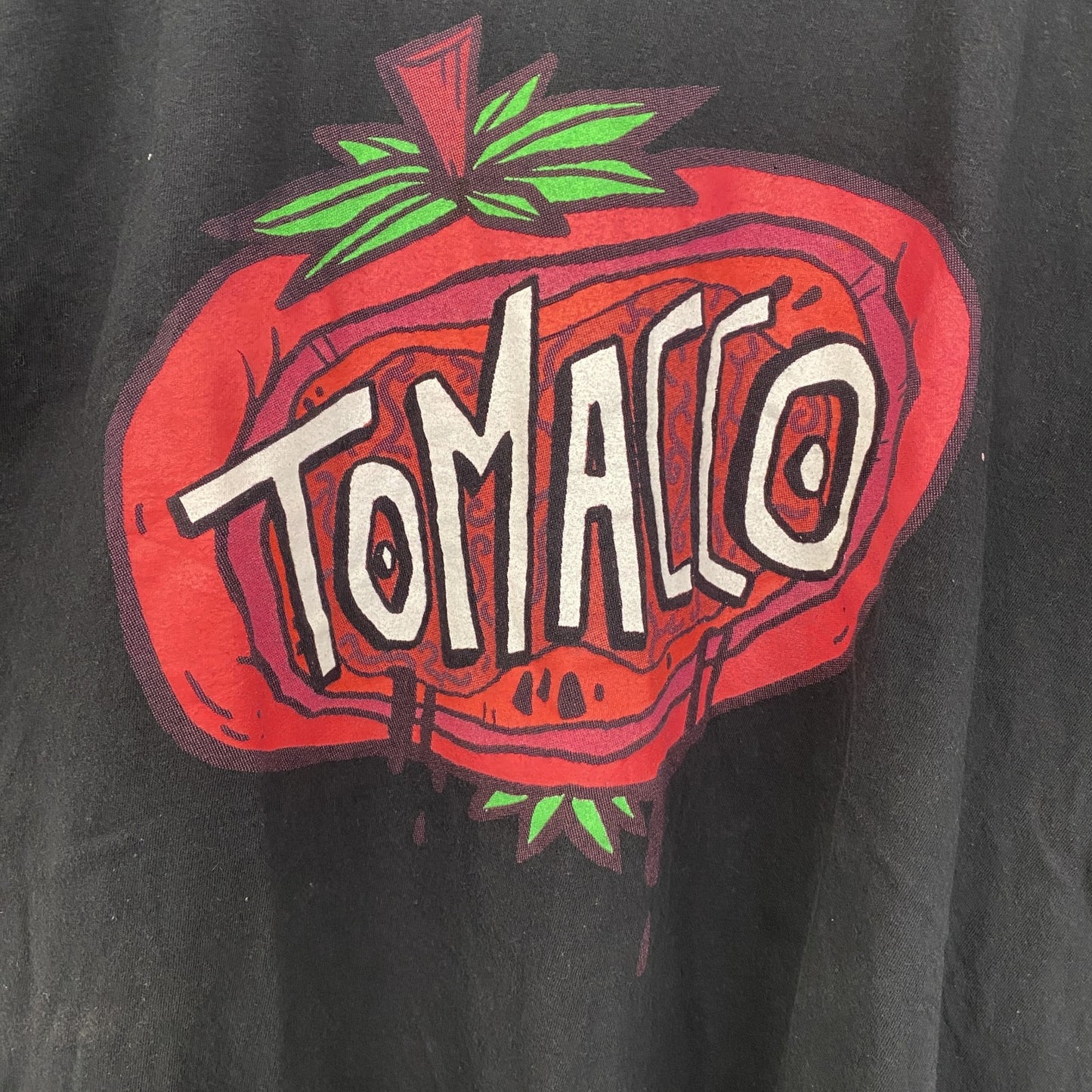 古着 used　GILDAN　ギルダン　半袖プリントTシャツ　TOMACCO　ザ・シンプソンズ　黒　ブラック　Lサイズ