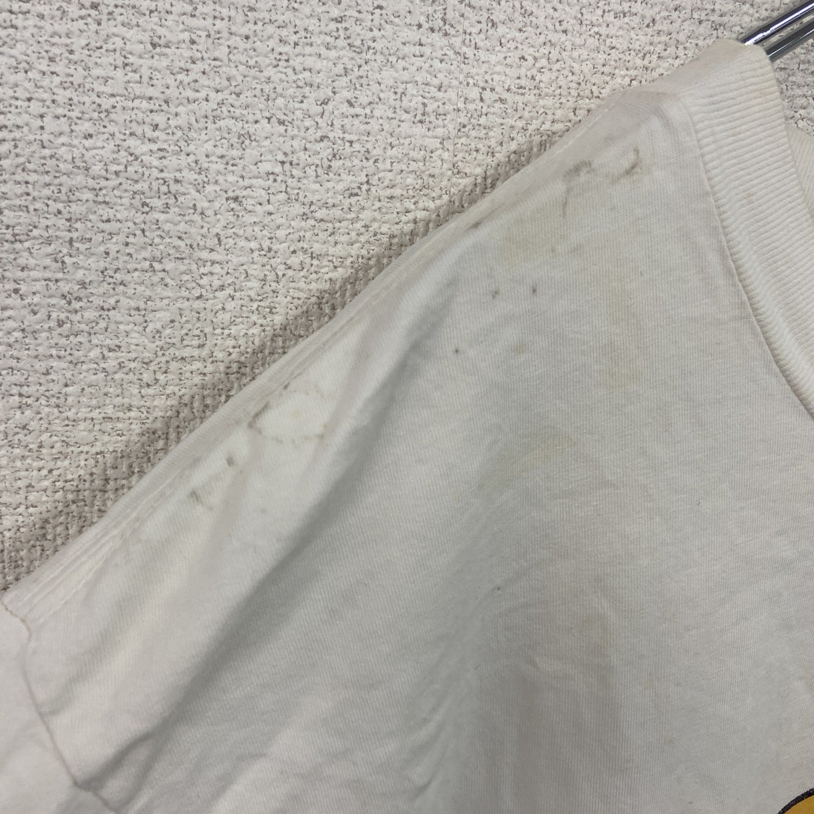 半袖アートプリントTシャツ　熱帯魚　白　ホワイト