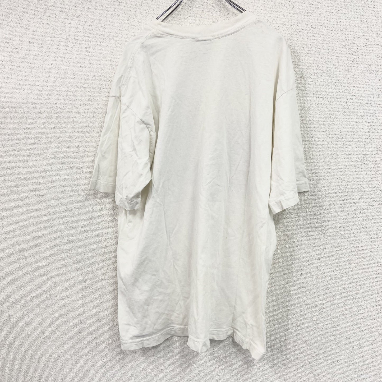 半袖アートプリントTシャツ　熱帯魚　白　ホワイト