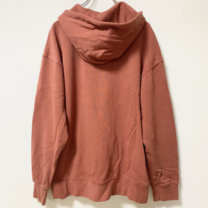 古着 used　Levi’s リーバイス　長袖ロゴプリントパーカー　スウェットフーディ　オレンジ　カジュアル　Lサイズ