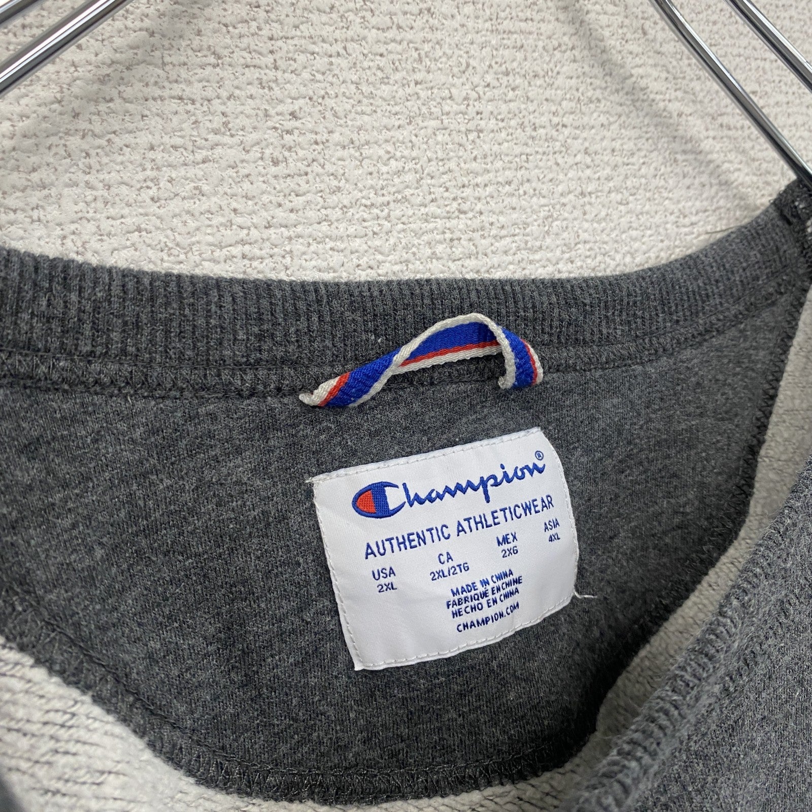 Champion　チャンピオン　スウェット/トレーナー　灰色　グレー　2XLサイズ