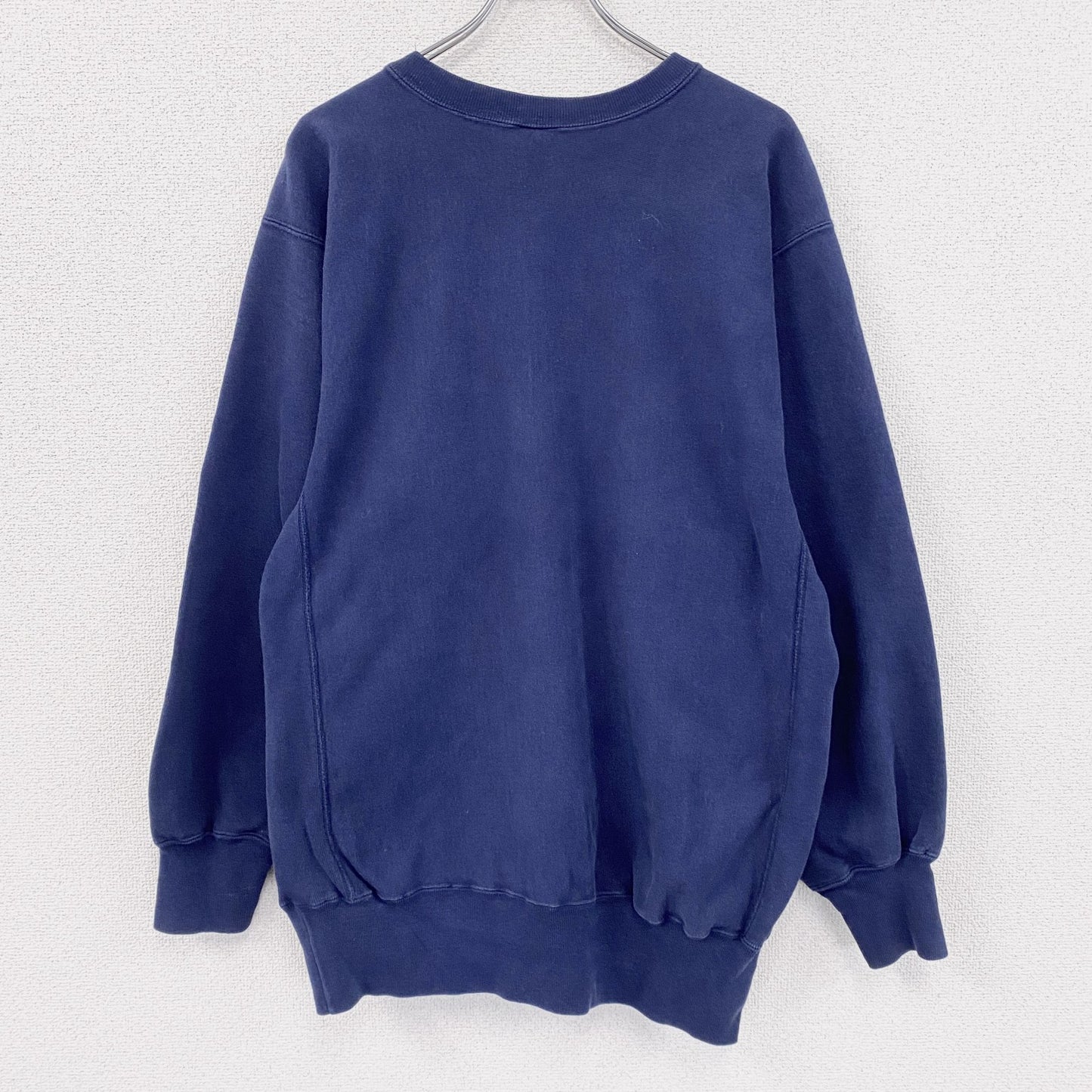 90s　Champion　チャンピオン　リバースウィーブ　スウェット/トレーナー　刺繍タグ　紺　ネイビー　2XLサイズ