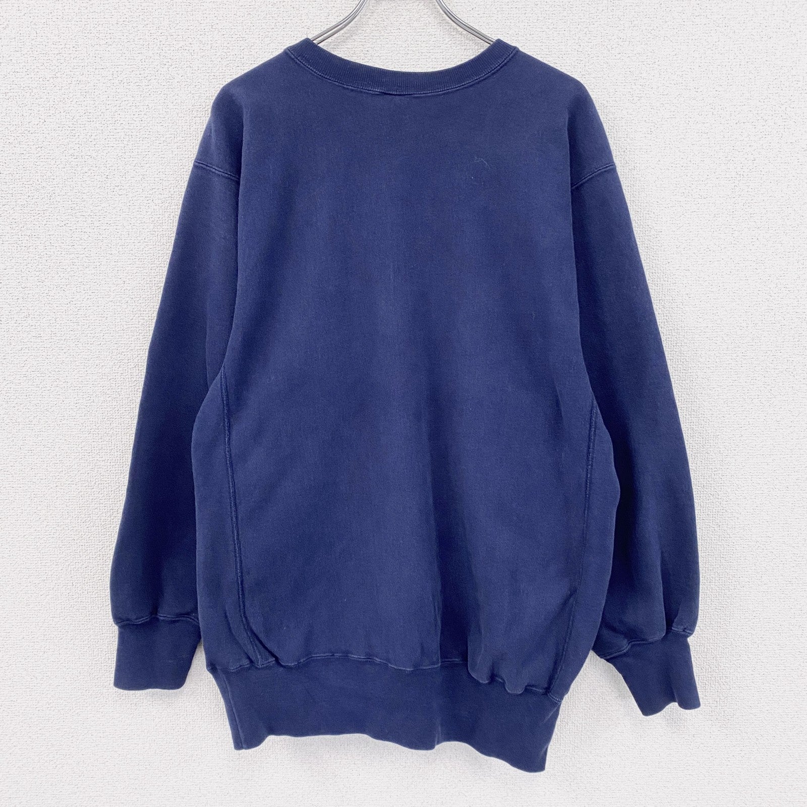 90s　Champion　チャンピオン　リバースウィーブ　スウェット/トレーナー　刺繍タグ　紺　ネイビー　2XLサイズ