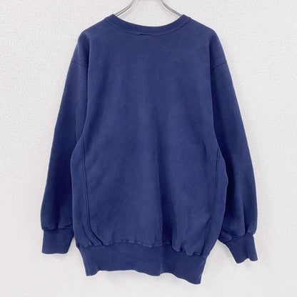 90s　Champion　チャンピオン　リバースウィーブ　スウェット/トレーナー　刺繍タグ　紺　ネイビー　2XLサイズ