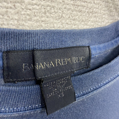 BANANA REPUBLIC　バナナリパブリック　半袖Tシャツ　青　ブルー　ネイビー　XSサイズ