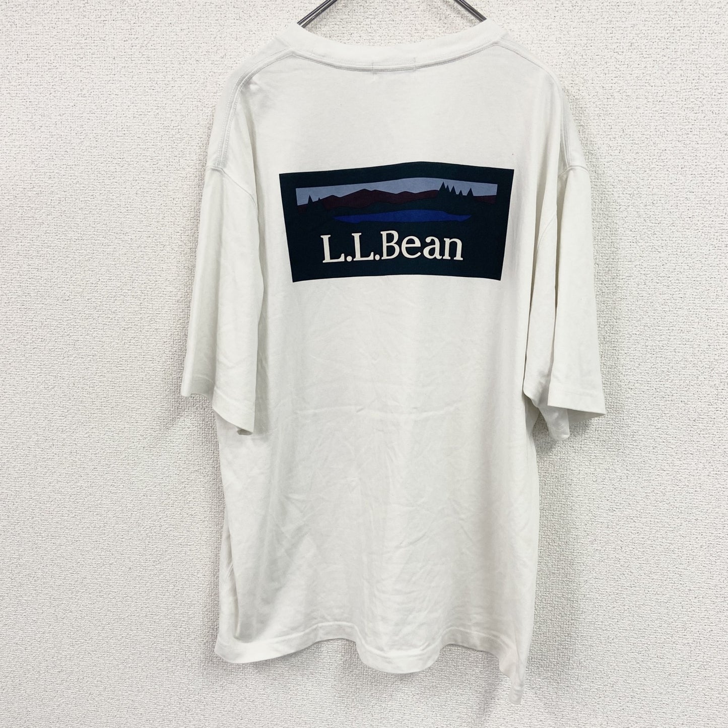 L.L.Bean　エルエルビーン　半袖プリントTシャツ　白　ホワイト　Mサイズ