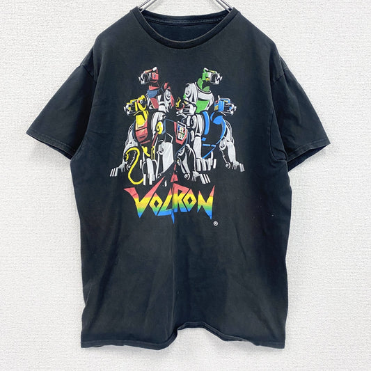 VOLTRON　百獣王ゴライオン　半袖プリントTシャツ　黒　ブラック