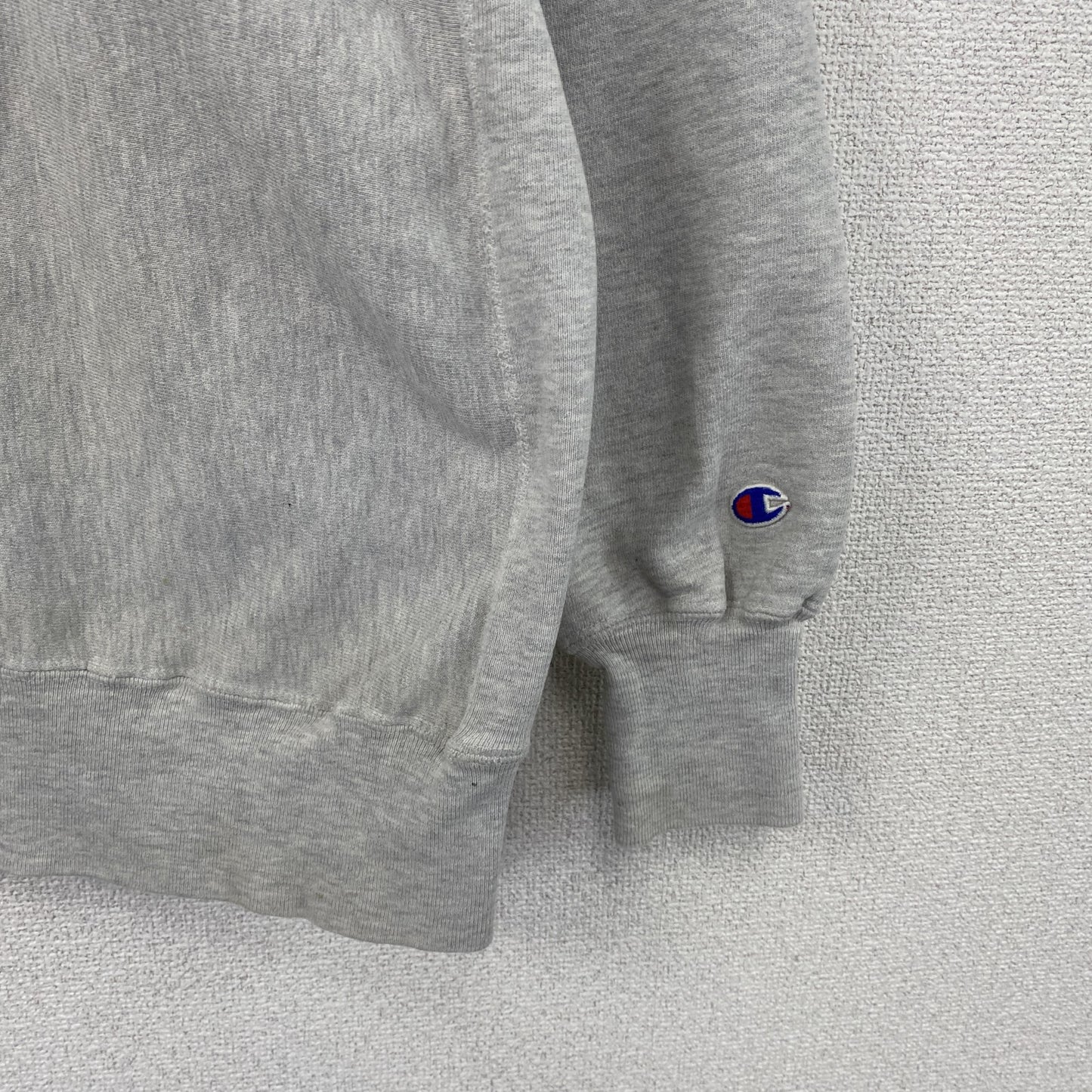 90s　Champion　チャンピオン　リバースウィーブ　スウェット/トレーナー　刺繍タグ　霜降りグレー　XLサイズ