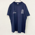 Print star　プリントスター　半袖企業プリントTシャツ　BOSS　コーヒー　紺　ネイビー　Lサイズ