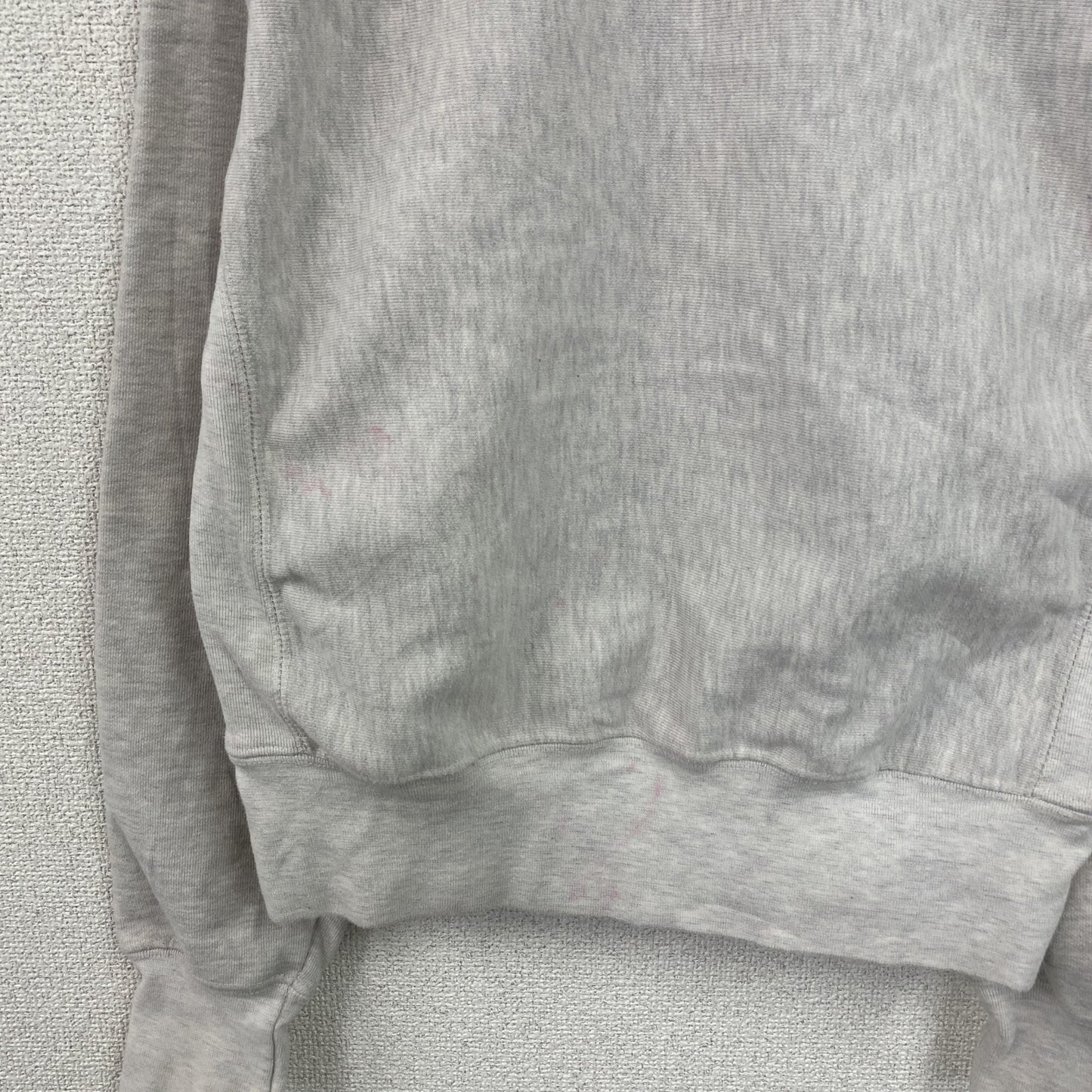 Champion　チャンピオン　リバースウィーブ　スウェット/トレーナー　アーチプイrント　霜降りグレー　Sサイズ