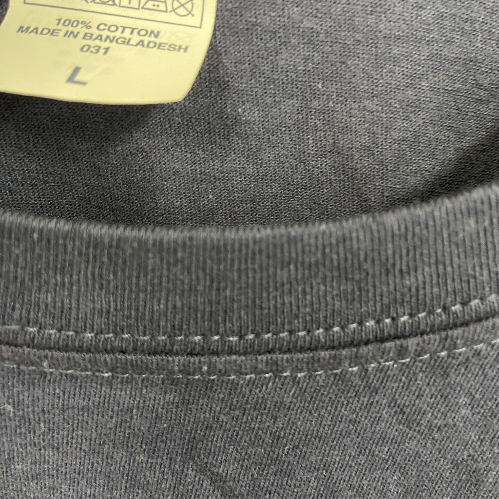 Print star　プリントスター　半袖企業プリントTシャツ　BOSS　コーヒー　紺　ネイビー　Lサイズ
