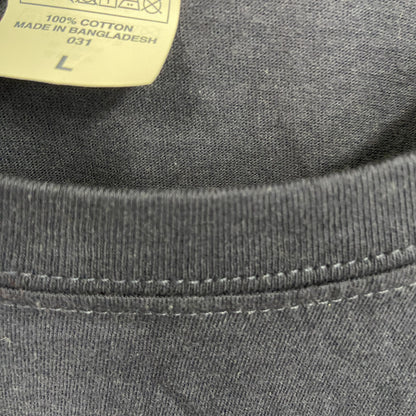 Print star　プリントスター　半袖企業プリントTシャツ　BOSS　コーヒー　紺　ネイビー　Lサイズ