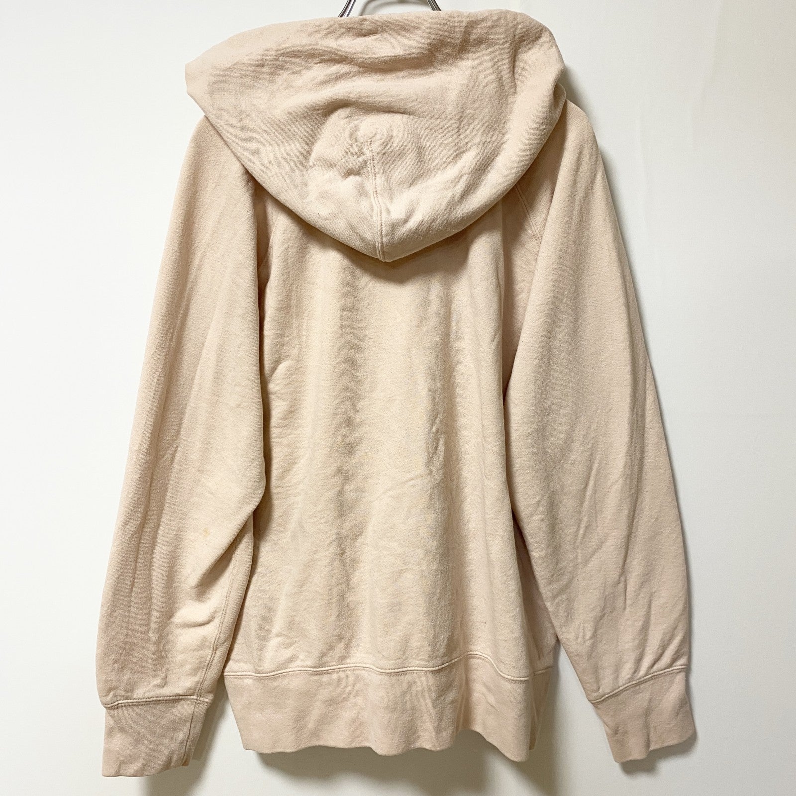 古着 used　Levi’s リーバイス　長袖ロゴプリントパーカー　スウェットフーディ　ピンク　カジュアル　Lサイズ