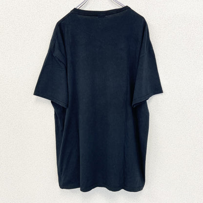 古着 used　FRUIT OF THE LOOM　半袖プリントTシャツ　ロットワイラー　カジュアル　クルーネック　黒　XLサイズ