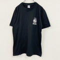 LIFEMAX　半袖企業プリントTシャツ　BOSS　コーヒー　黒　ブラック　Lサイズ