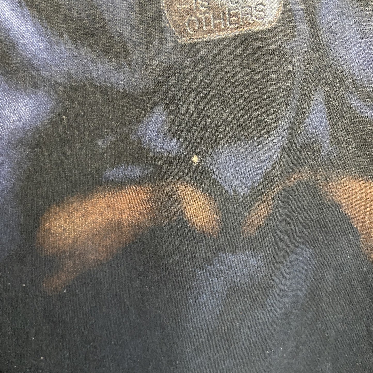 古着 used　FRUIT OF THE LOOM　半袖プリントTシャツ　ロットワイラー　カジュアル　クルーネック　黒　XLサイズ