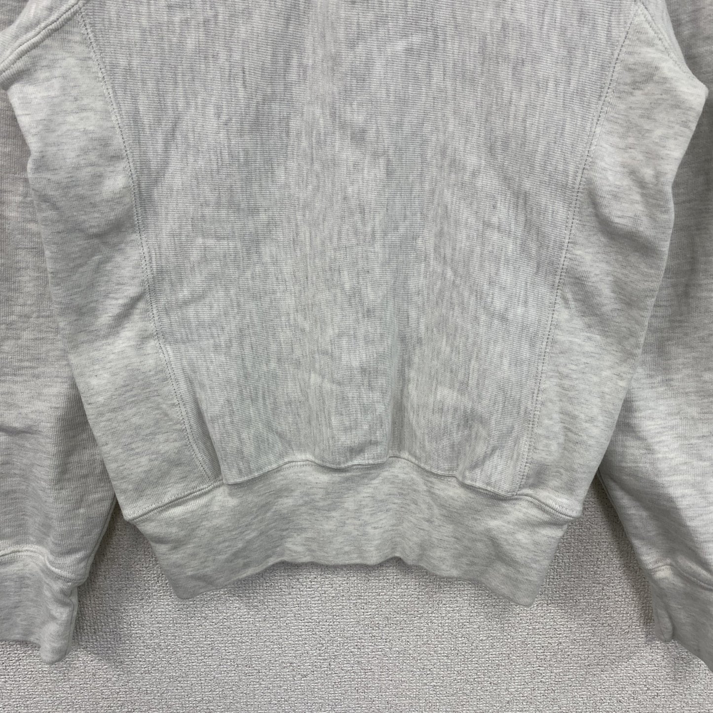 Champion　チャンピオン　リバースウィーブ　ハーフジップスウェット/トレーナー　霜降りグレー　XSサイズ