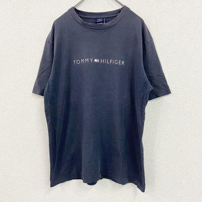 TOMY HILFIGER　トミーヒルフィガー　半袖フロントロゴTシャツ　紺　ネイビー　Mサイズ