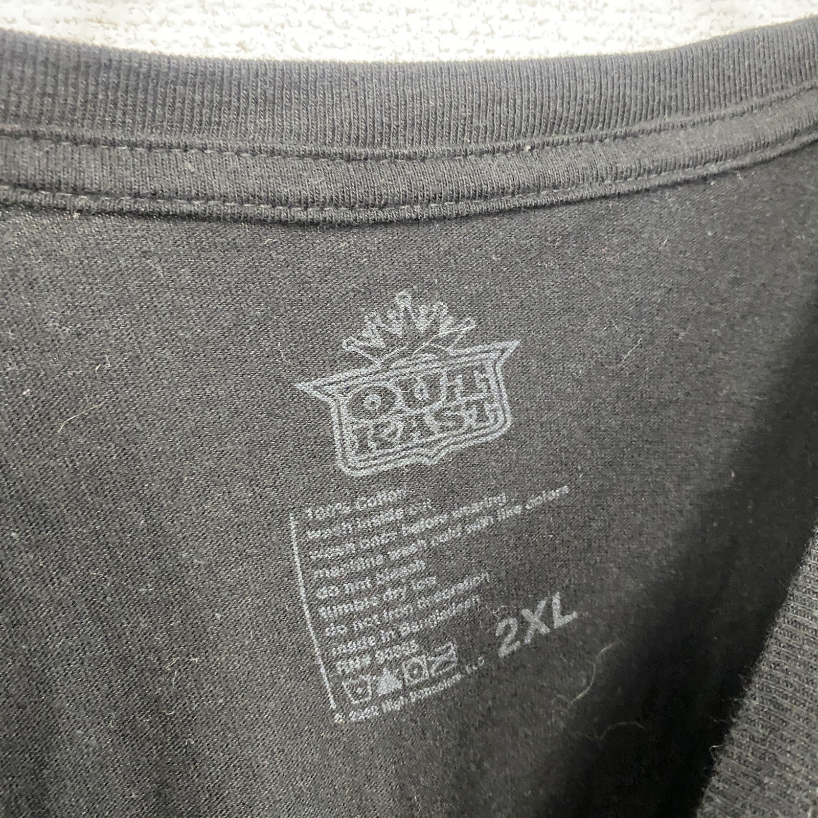 OUT KAST　アウトキャスト　半袖プリントTシャツ　ラップT　黒　ブラック　2XLサイズ