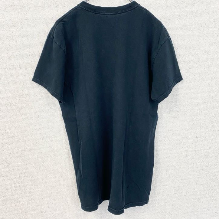古着 used　GILDAN　ギルダン　半袖プリントTシャツ　CRAZY　MEXICAN　レトロ　黒　ブラック　Mサイズ