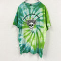 GILDAN　ギルダン　半袖プリントTシャツ　タイダイ柄　緑　グリーン　Lサイズ