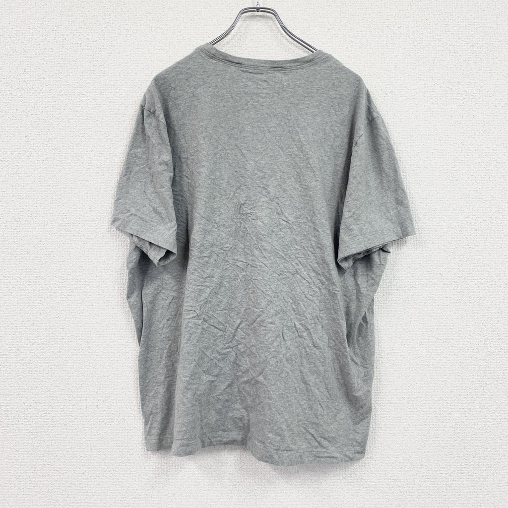 NIKE　ナイキ　半袖プリントTシャツ　ワンポイントT　灰色　グレー　2XLサイズ