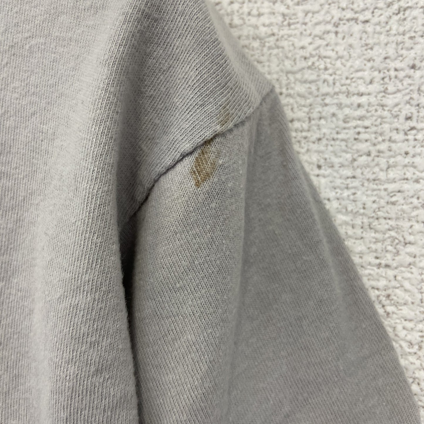 古着 used　Beard gang　半袖プリントTシャツ　カジュアルデザイン　熊　クルーネック　レトロ　グレー　Mサイズ