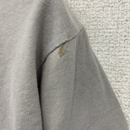古着 used　Beard gang　半袖プリントTシャツ　カジュアルデザイン　熊　クルーネック　レトロ　グレー　Mサイズ