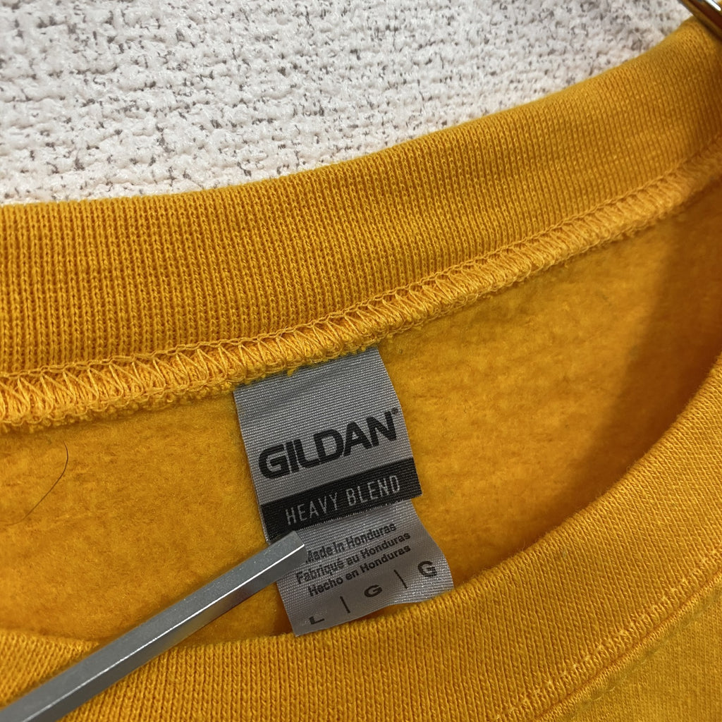 GILDAN　ギルダン　スウェット/トレーナー　カレッジスウェット　黄色　イエロー　Lサイズ