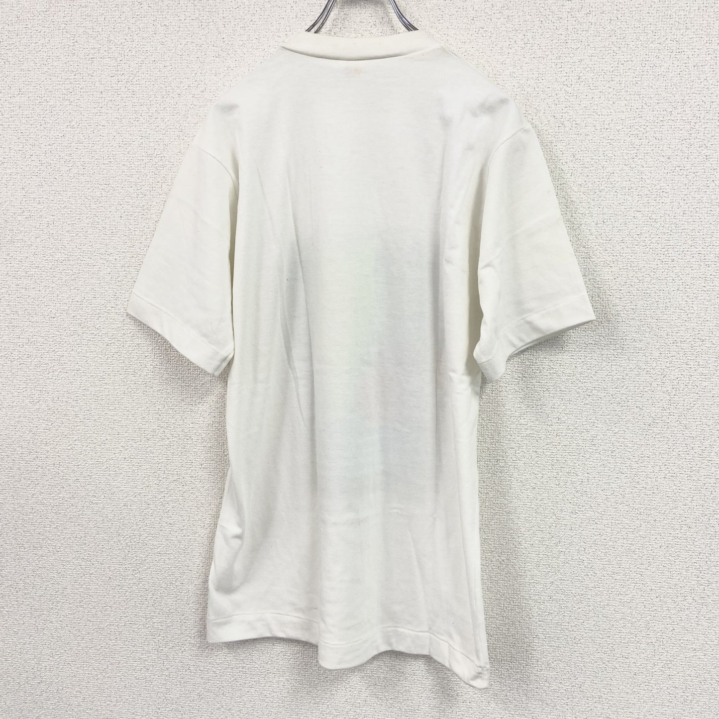 EDXODA　半袖プリントTシャツ　シングルステッチ　白　ホワイト　Lサイズ