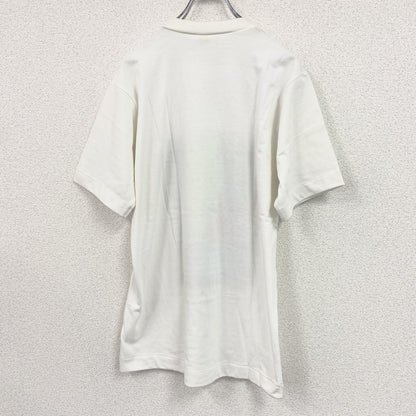 EDXODA　半袖プリントTシャツ　シングルステッチ　白　ホワイト　Lサイズ