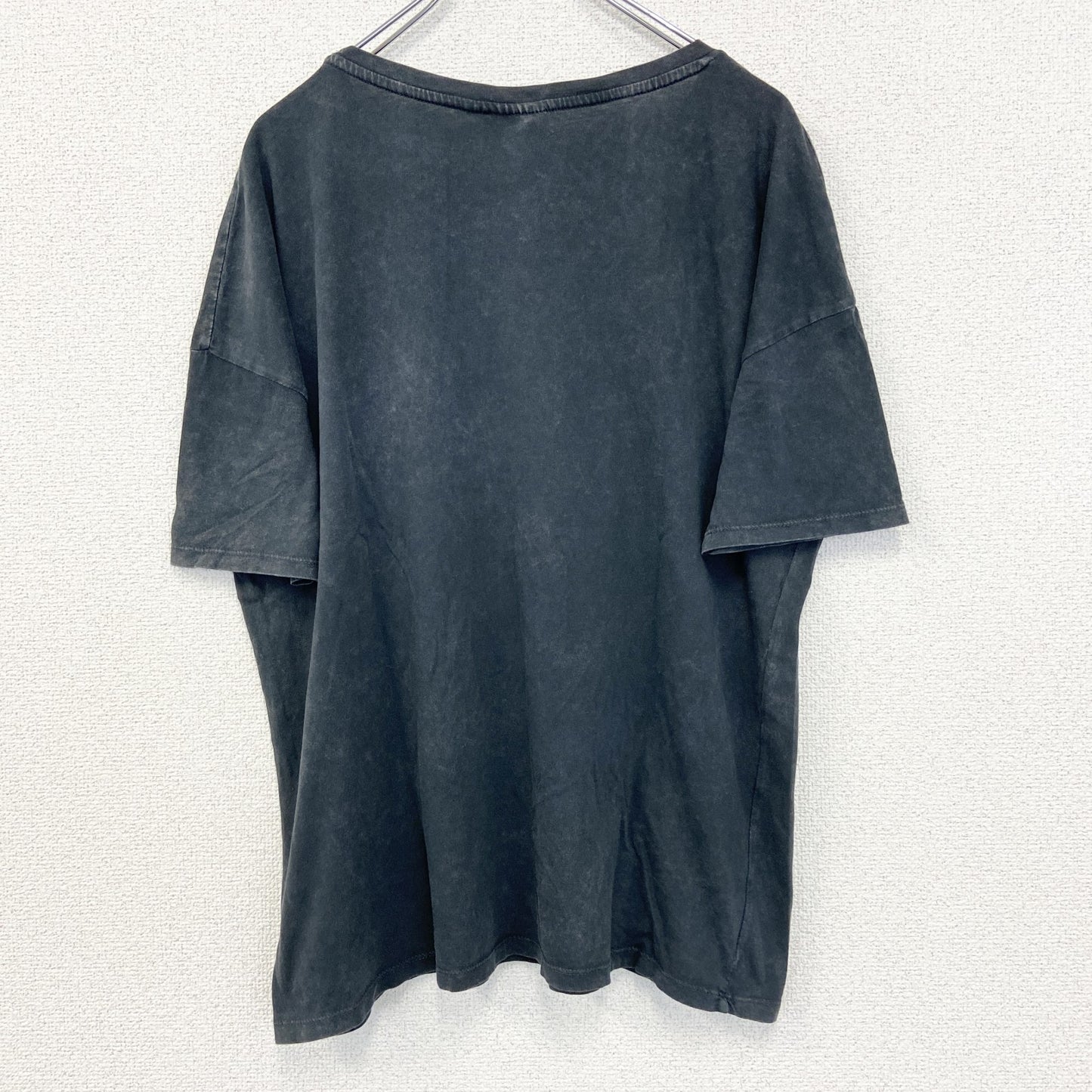 古着 used　NETFLIX　STRANGER THINGS　半袖プリントTシャツ　カジュアル　クルーネック　黒　Lサイズ