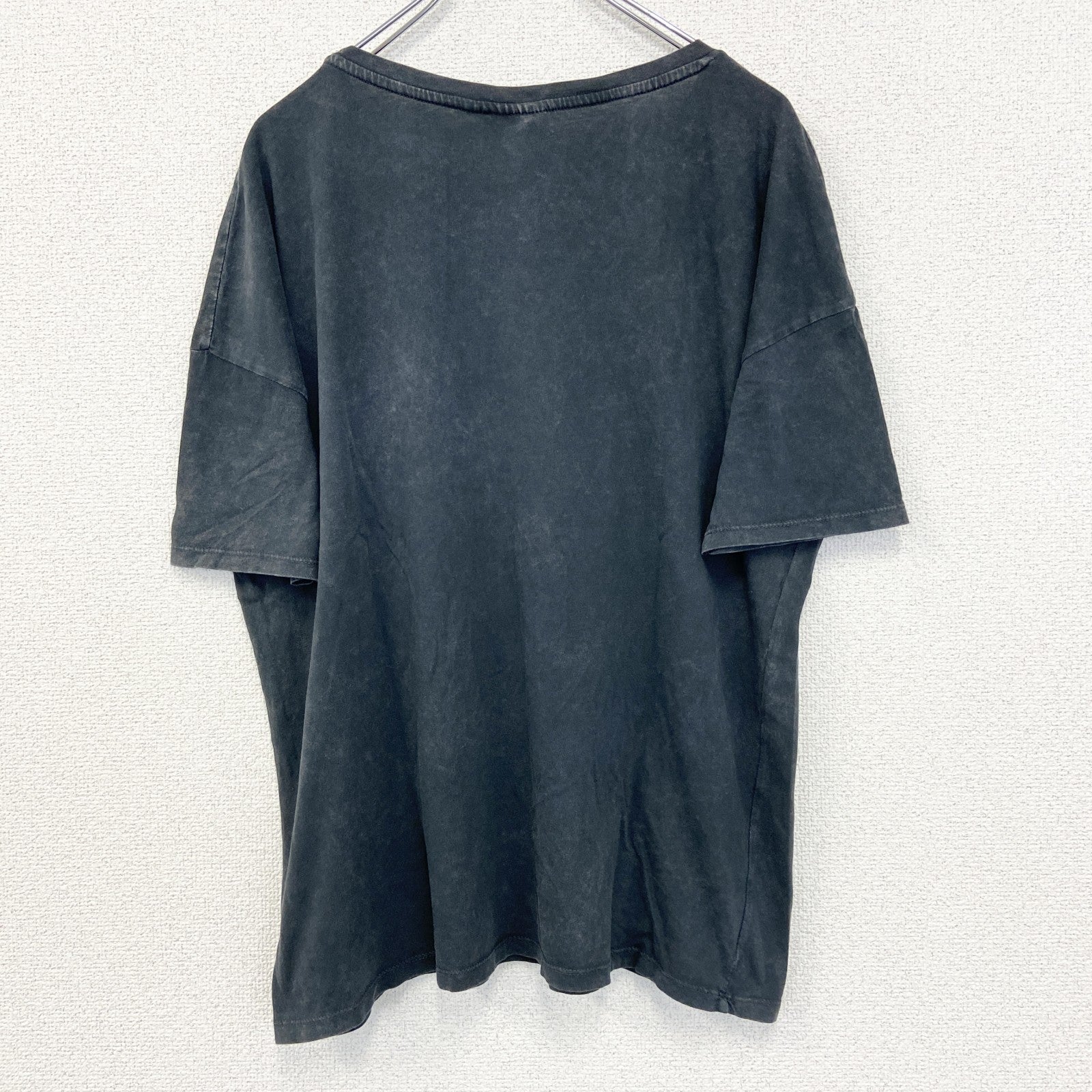 古着 used　NETFLIX　STRANGER THINGS　半袖プリントTシャツ　カジュアル　クルーネック　黒　Lサイズ