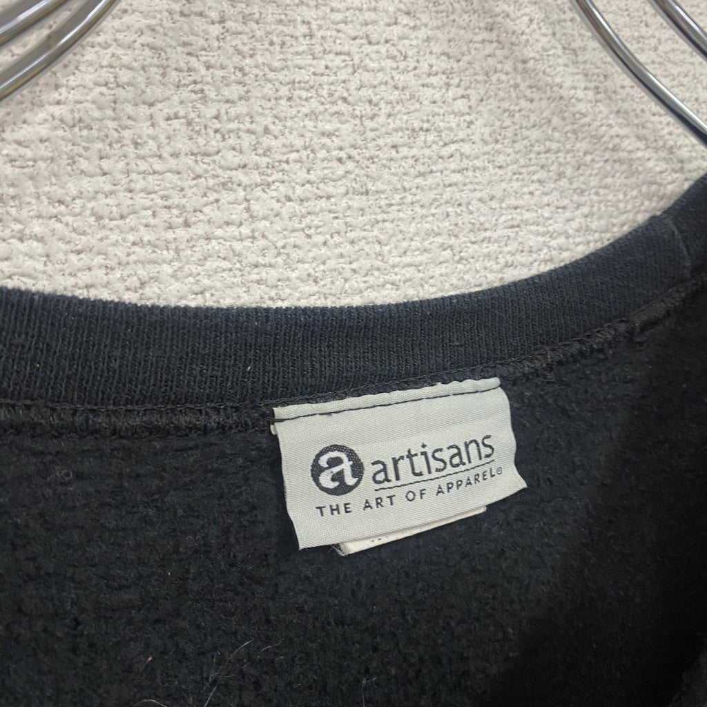 artisans　スウェット/トレーナー　カレッジトレーナー　黒　ブラック