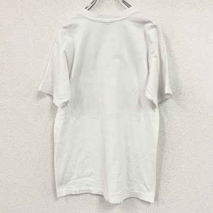 半袖プリントTシャツ　絵画　シングルステッチ　白　ホワイト