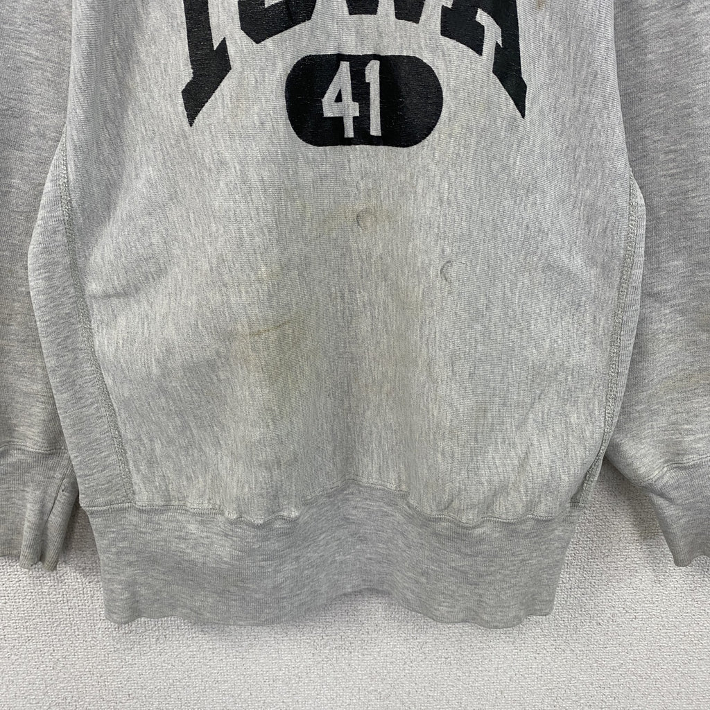 90s　Champion　チャンピオン　リバースウィーブ　スウェット/トレーナー　刺繍タグ　霜降りグレー　Lサイズ
