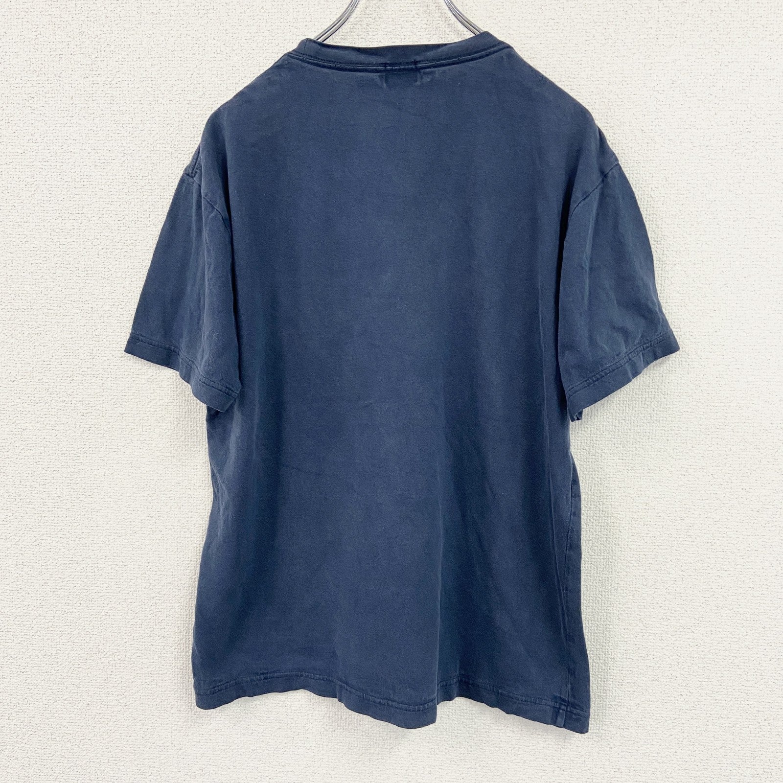HELLY HANSEN　ヘリーハンセン　半袖プリントTシャツ　紺　ネイビー　Lサイズ