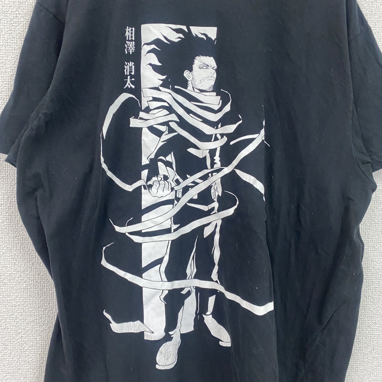 MY HERO ACADEMIA　僕のヒーローアカデミア　ヒロアカ　相澤消太　半袖プリントTシャツ　黒　ブラック　XLサイズ
